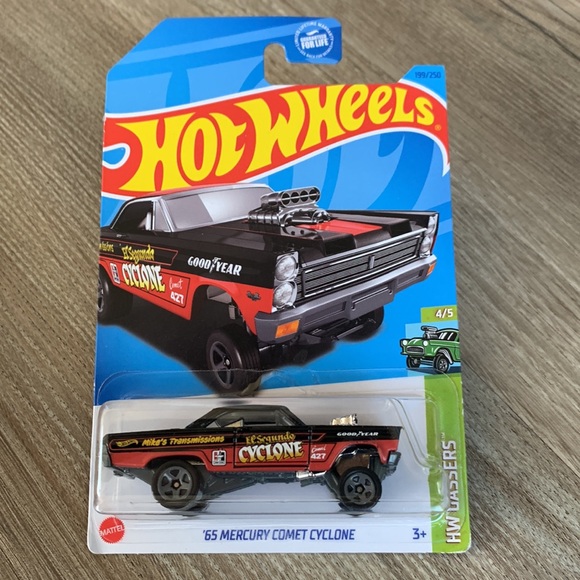 Hot Wheels 1965 Mercury Comet Cyclone Gasser HotWheels 1960s Race Car NEW 2024 - Picture 5 of 5